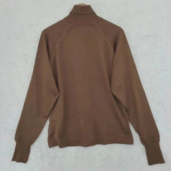 Vtg Lord Jeff Turtleneck Sweater Women's Large Made In USA 23PT - Picture 2 of 8
